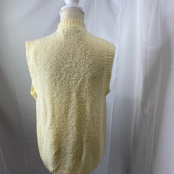 Bonnie Lee by Leroy vintage open front sweater vest size 44 - Picture 6 of 12
